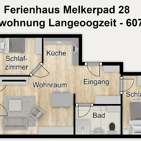 Melkerpad 28 Langeoogzeit Apartment Langeoog